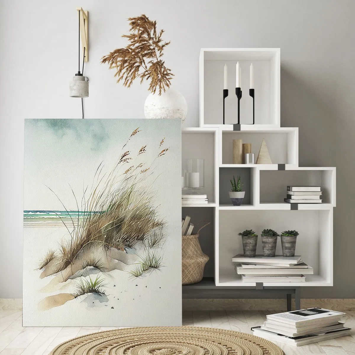 Üveg kép - Homokba burkolózva - 80x120 cm