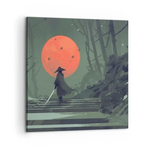 Vászonkép - Vörös hold harcosa - 60x60 cm