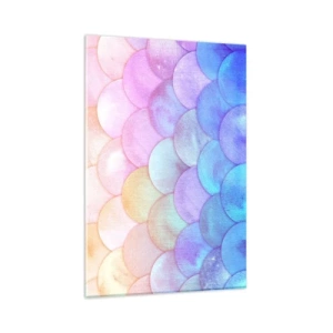 Üveg kép - Gyöngyház kagyló - 80x120 cm