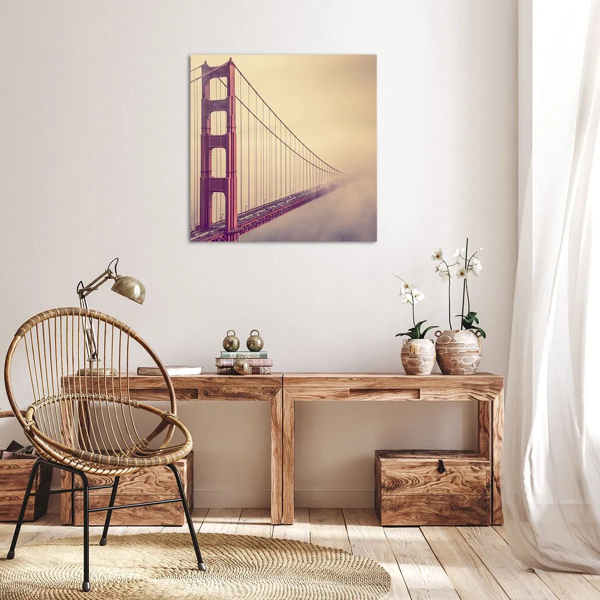 Vászonkép - Ég és föld között - 40x40 cm