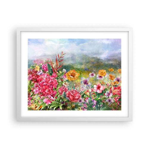 Poszter fekete keretben - A kert, amelyik megőrült - 50x40 cm