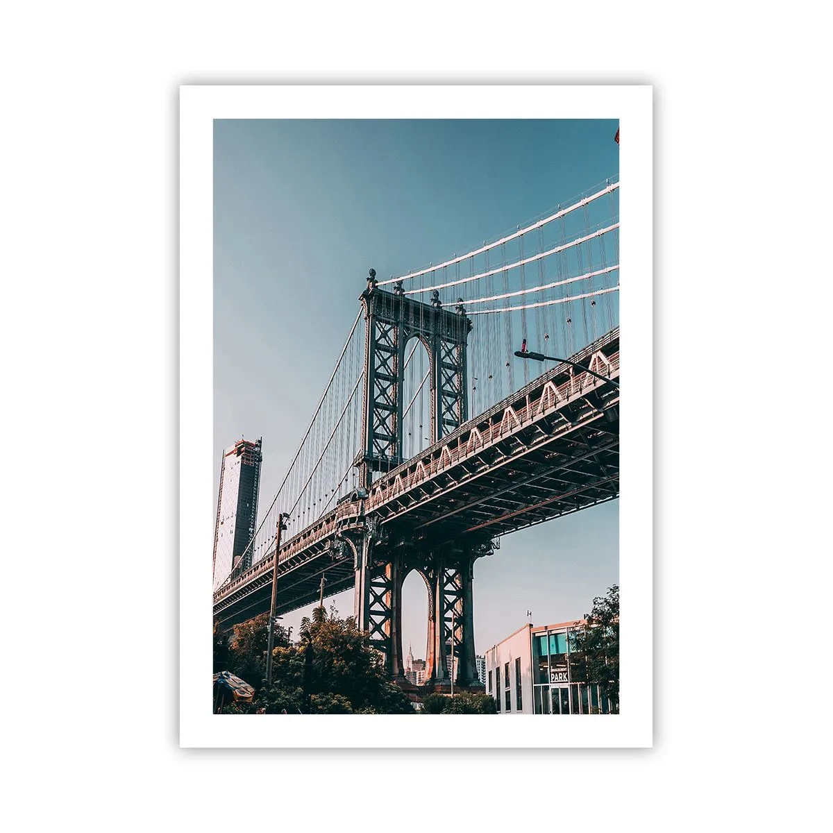 Poszter - A város hullámai fölött - 50x70 cm