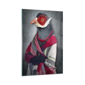 Üveg kép - Mit csinálok itt?! - 80x120 cm