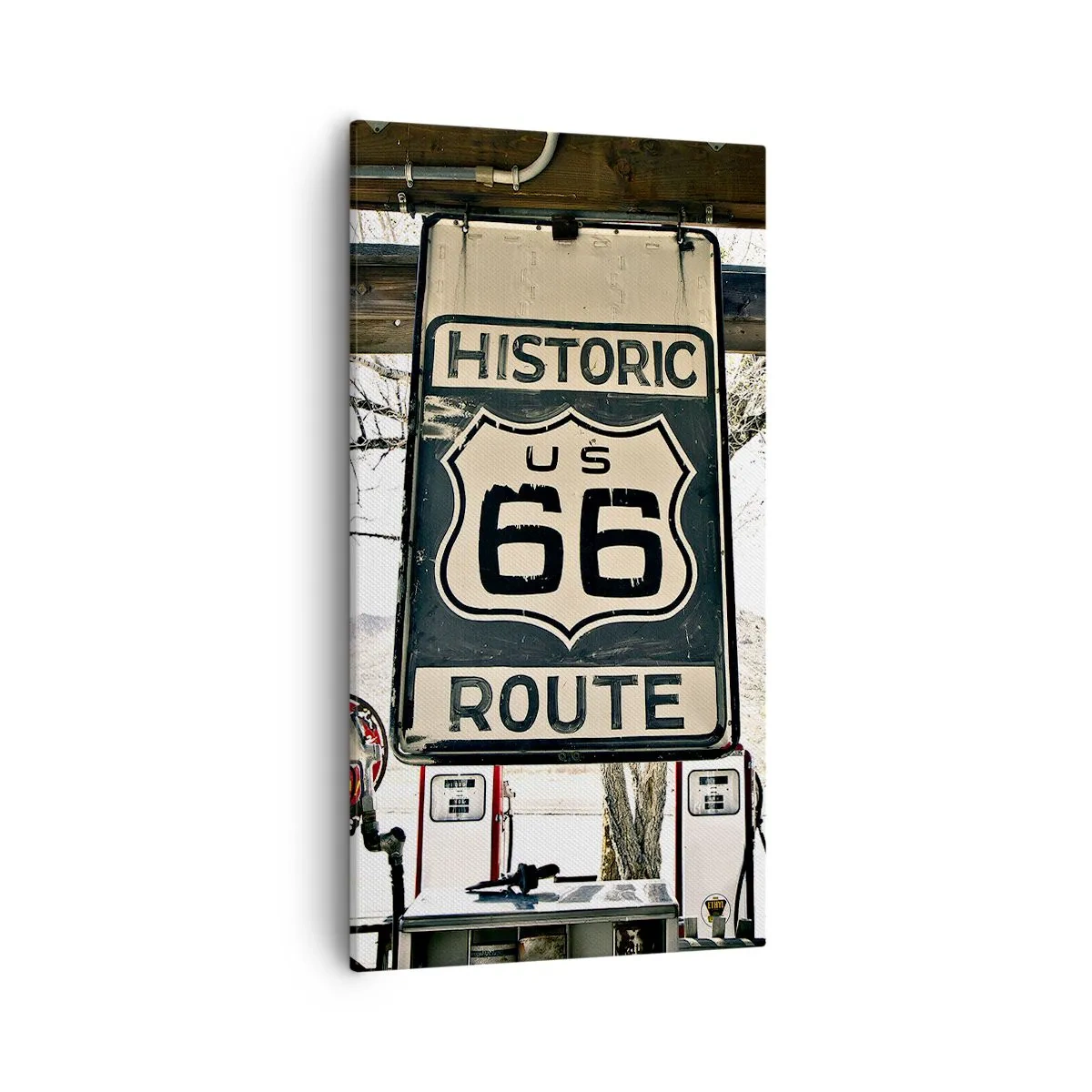 Vászonkép - Amerikai retro utazás - 55x100 cm