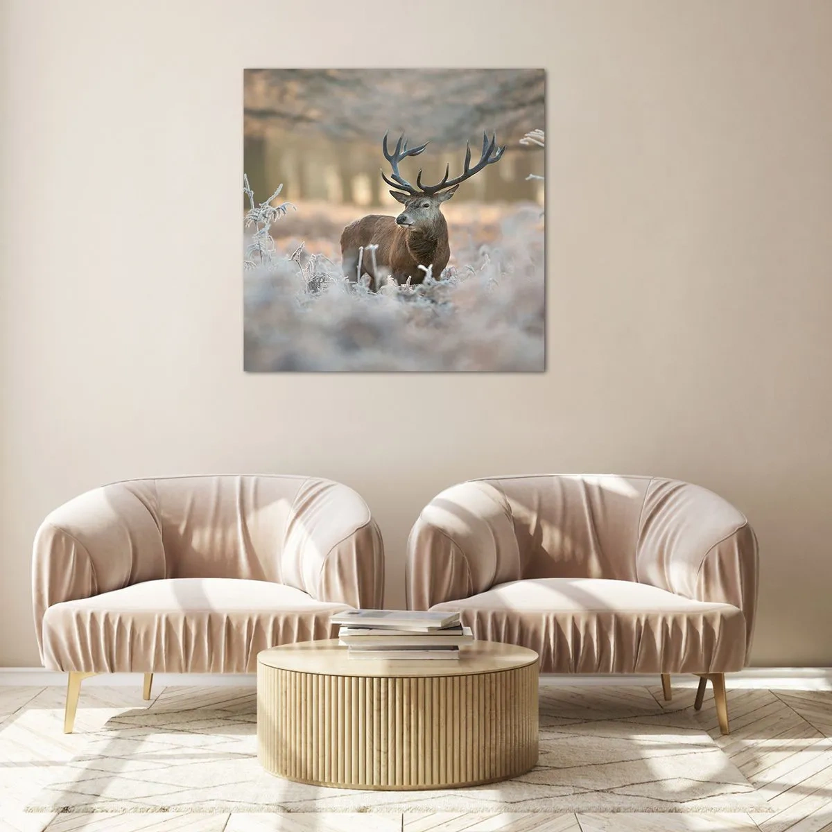 Üveg kép - Friss reggel - 30x30 cm