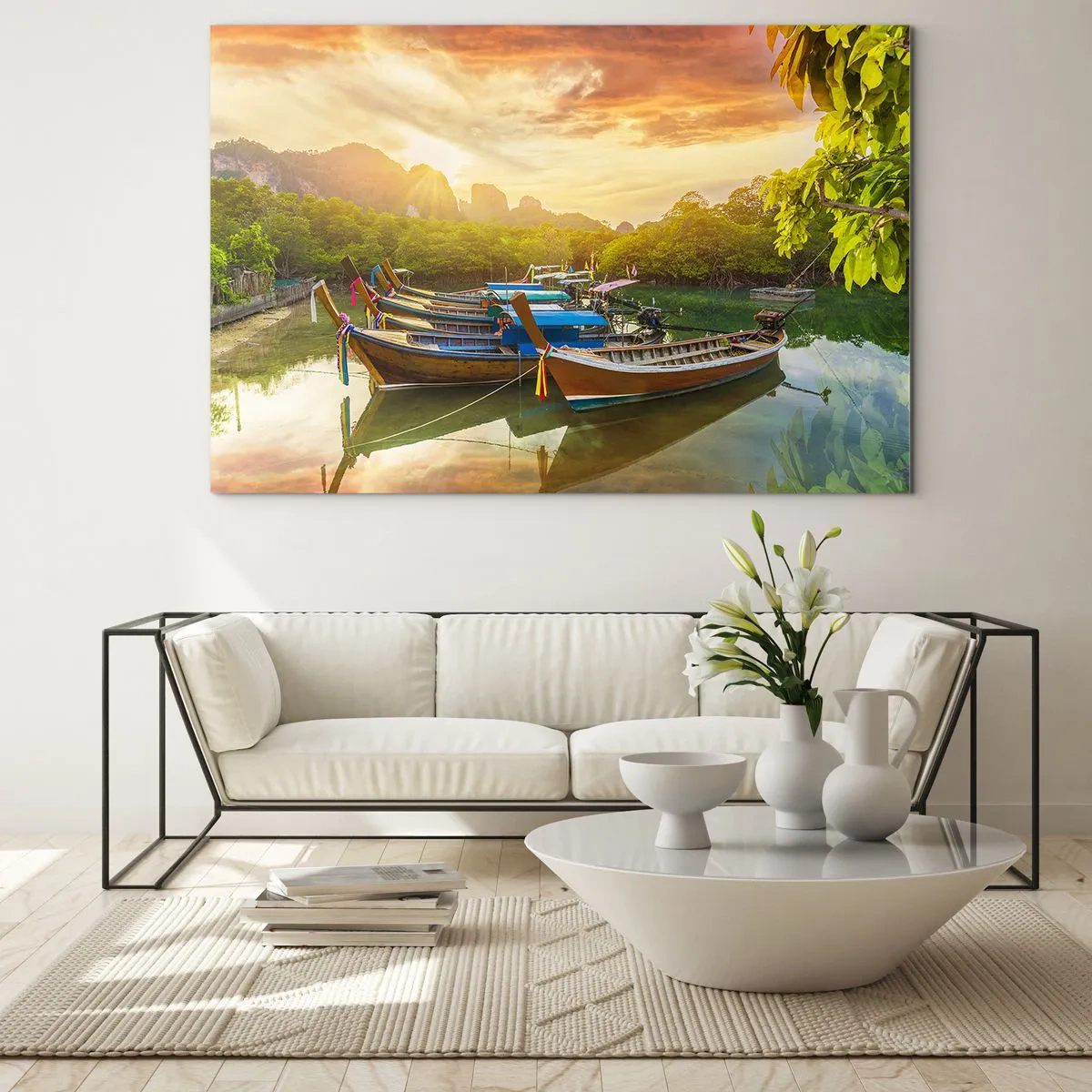 Üveg kép - Egy dolgos nap előtt - 100x70 cm