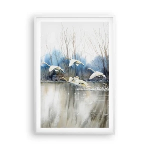 Poszter fekete keretben - Mint a vadhattyúkról szóló mesében - 61x91 cm