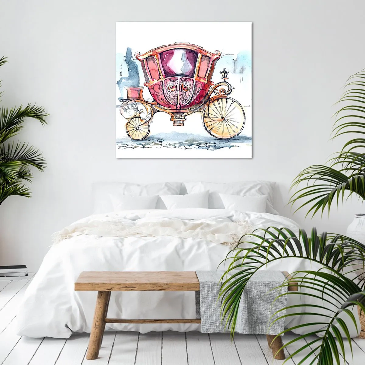 Vászonkép - Esküvőre vagy bálba? - 60x60 cm