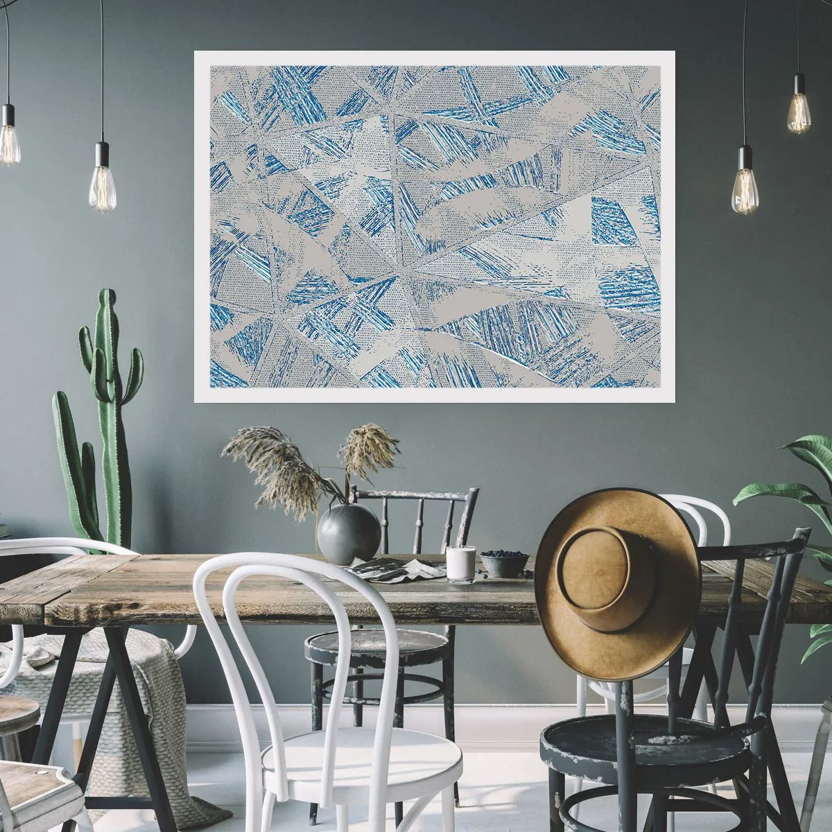 Poszter - A szürkéskék labirintusban - 40x30 cm