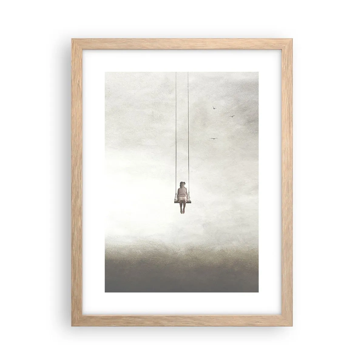 Poszter világos tölgy keretben - A bennünk lévő gyerek - 30x40 cm