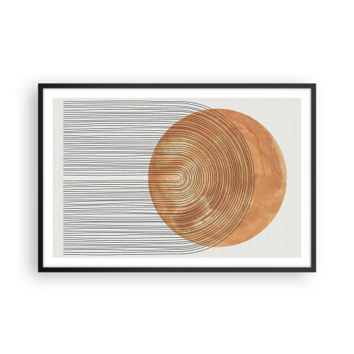 Poszter fehér keretben - Egy napsütéses kompozíció - 91x61 cm