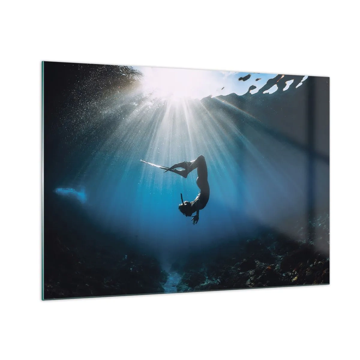 Üveg kép - Víz alatti tánc - 100x70 cm