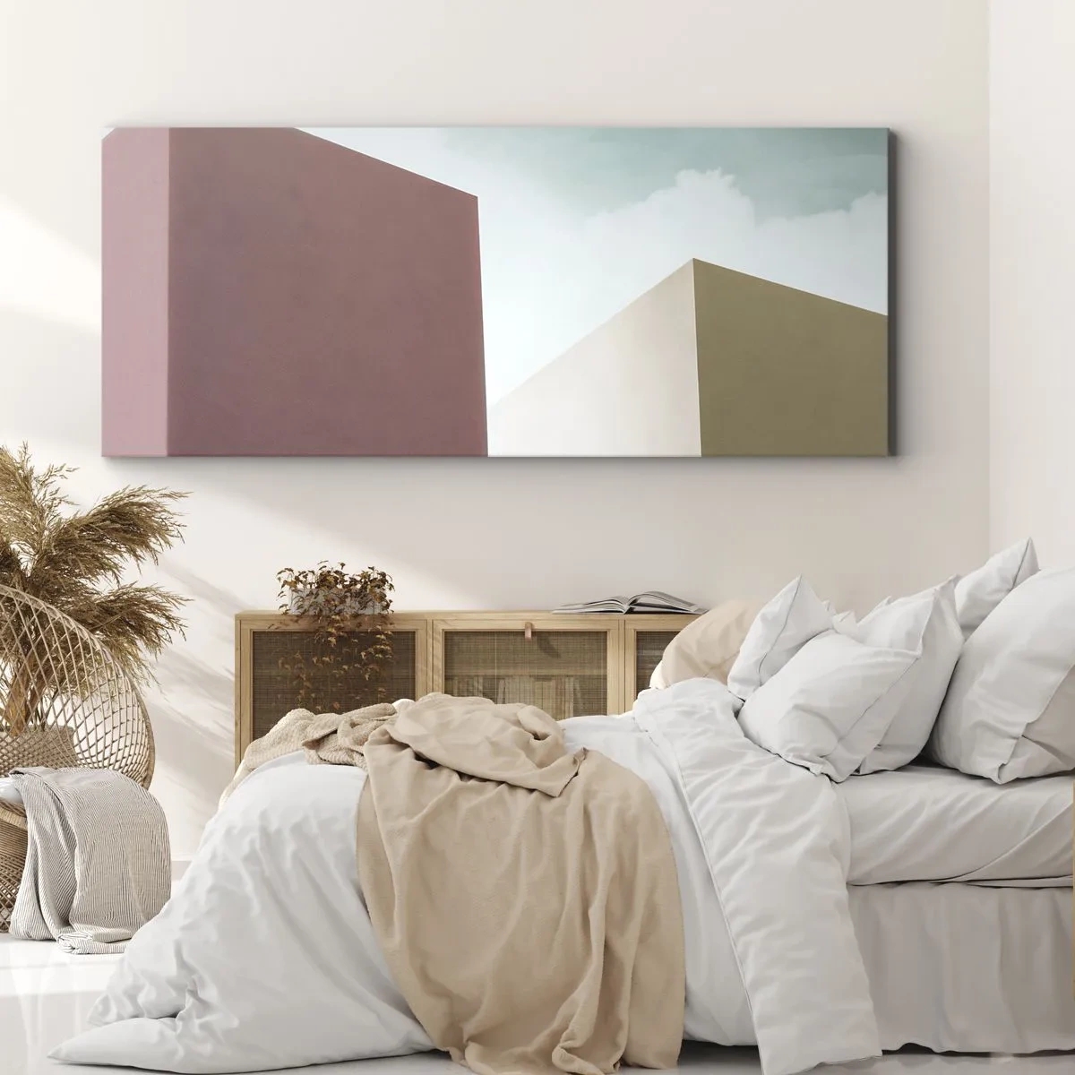 Vászonkép - Egy napsütéses nyár geometriája - 100x40 cm