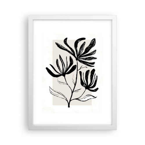 Poszter fekete keretben - Vázlat egy herbáriumhoz - 30x40 cm