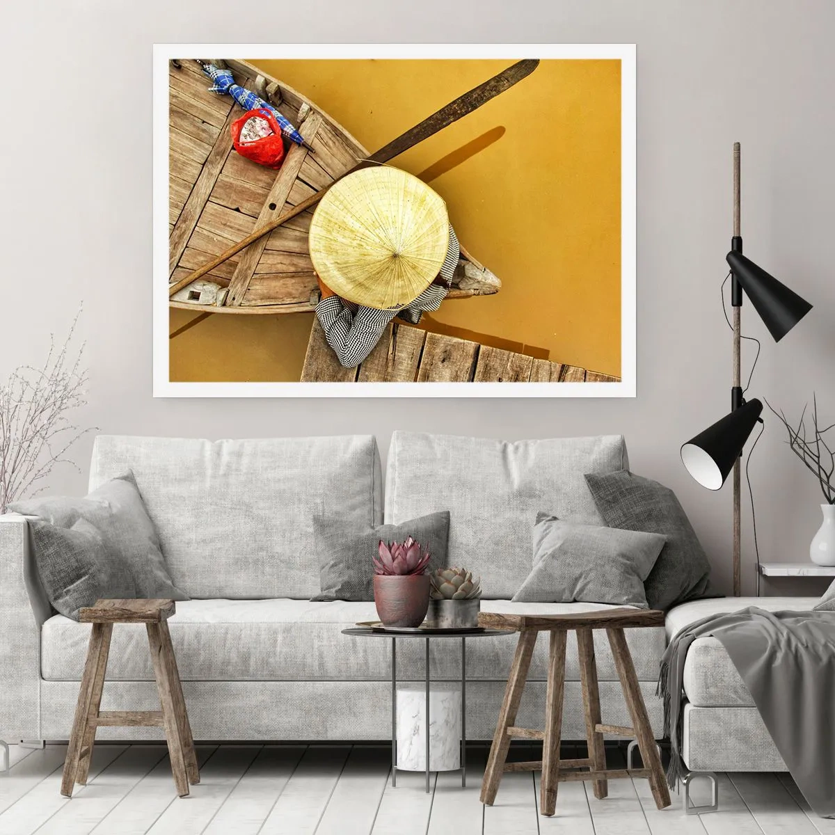 Poszter - Élet a Sárga-folyón - 100x70 cm