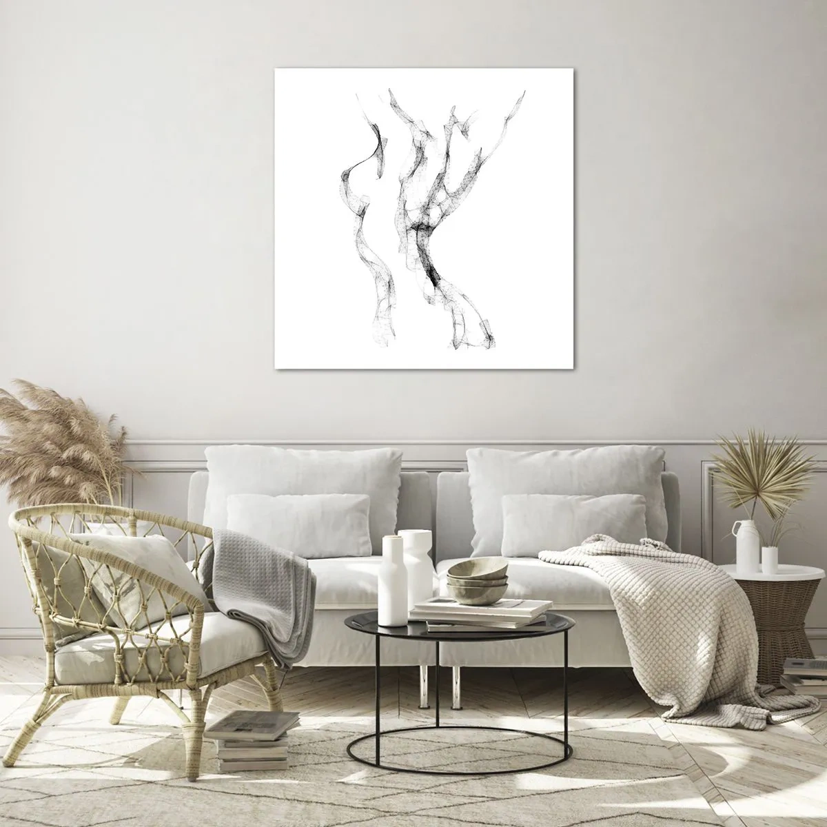 Üveg kép - Gyönyörű és erős - 60x60 cm