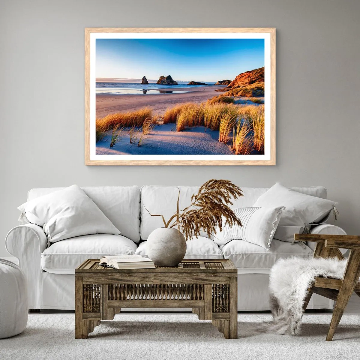 Poszter világos tölgy keretben - A nyugalmat keresőknek - 100x70 cm