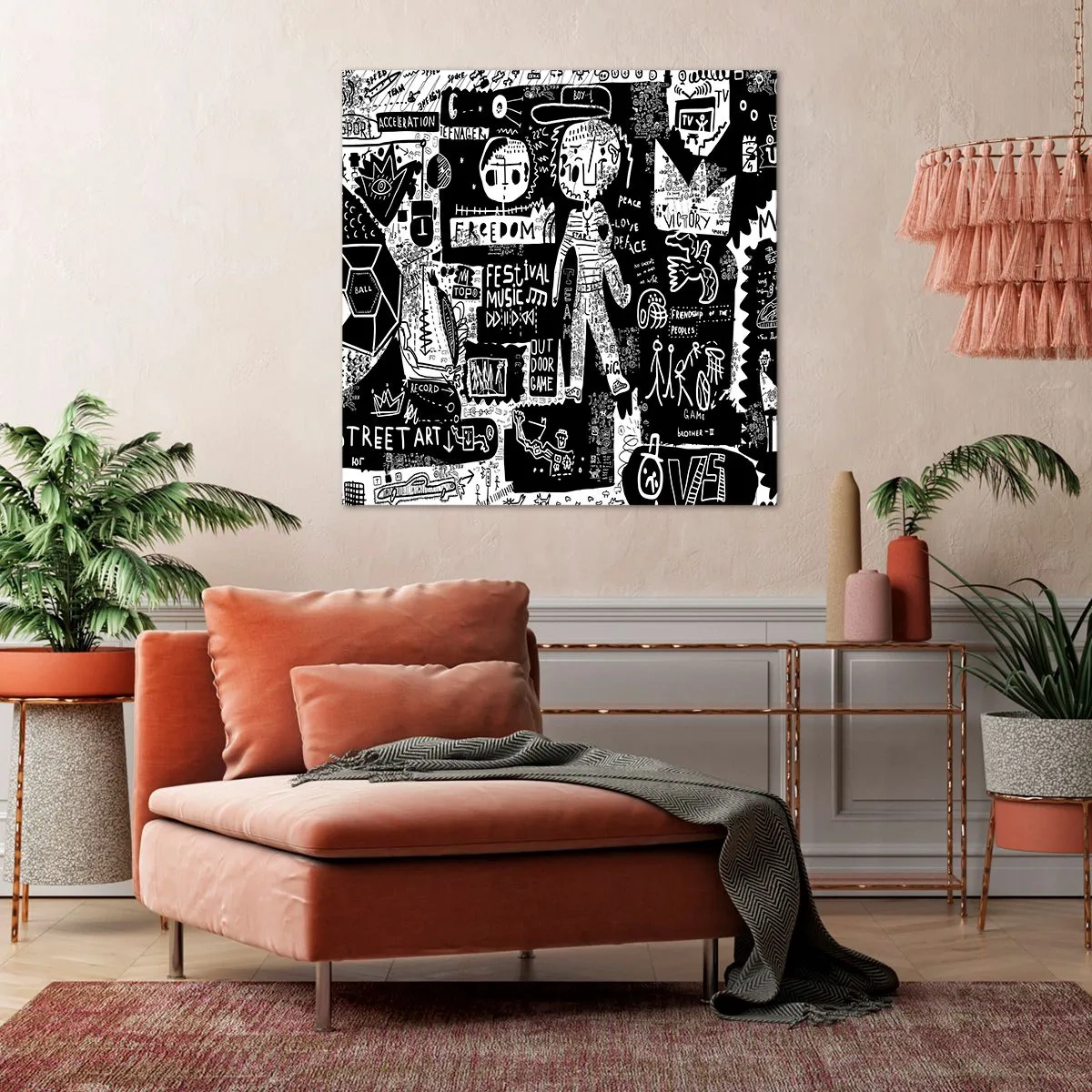 Vászonkép - A szellemi fiatalság törvényei és örömei - 70x70 cm