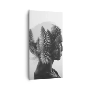 Vászonkép - A fenyőerdő hölgye - 65x120 cm