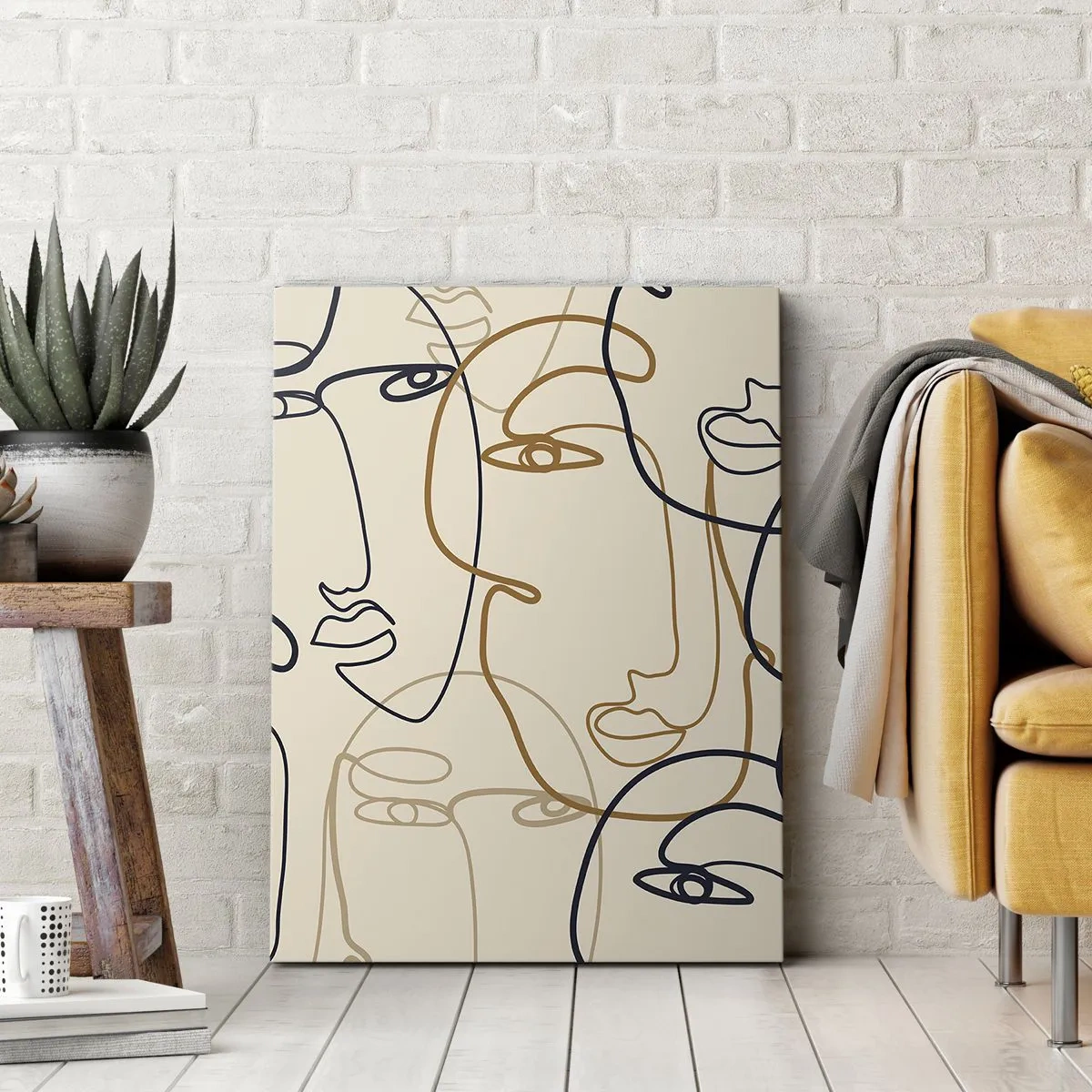 Vászonkép - Többszörös portré  - 50x70 cm