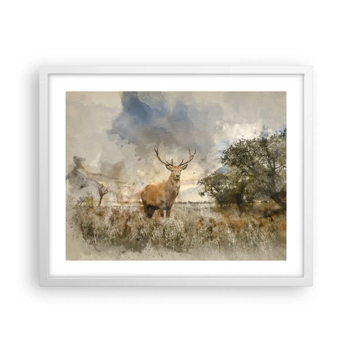 Poszter fekete keretben - Becsület – erő – méltóság - 50x40 cm