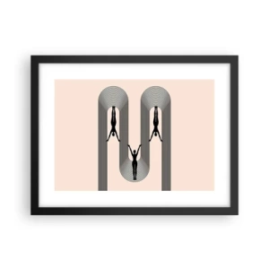 Poszter fehér keretben - Fejjel lefelé - 40x30 cm