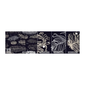 Fotótapéta Minta Öntapadós Deluxe Sticker - Tollas csipke - Madártoll, Grafika, Darab - 100x30 cm