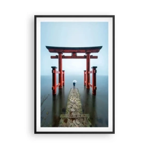 Poszter fehér keretben - Japán álmodozás - 61x91 cm