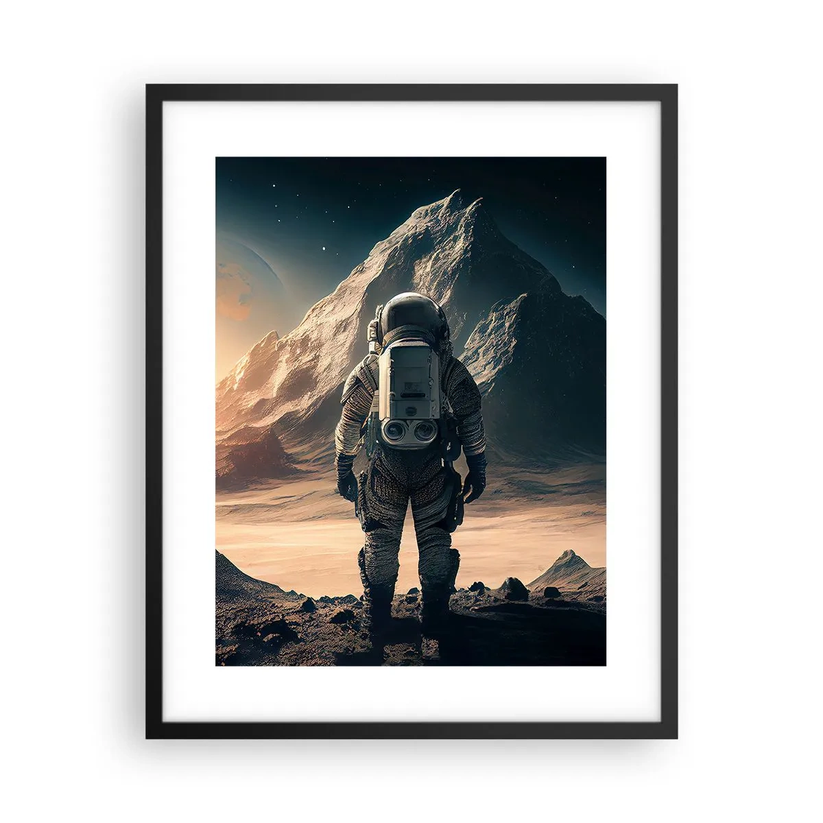 Poszter fehér keretben - Új kihívás - 40x50 cm