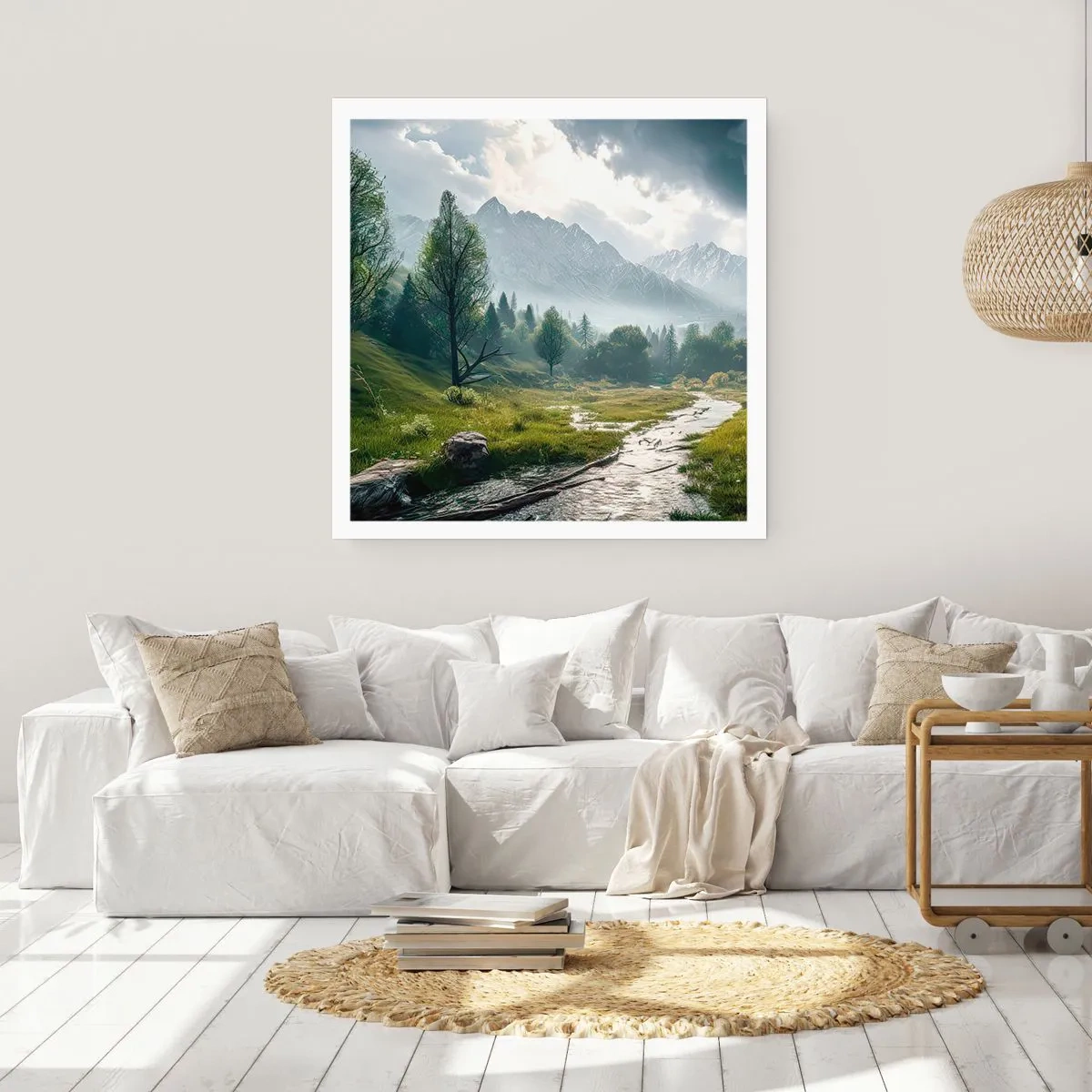 Poszter - Oda és vissza - 40x40 cm