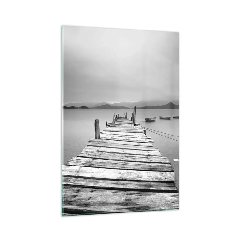 Üveg kép - Hegyeken és tengereken túl - 80x120 cm
