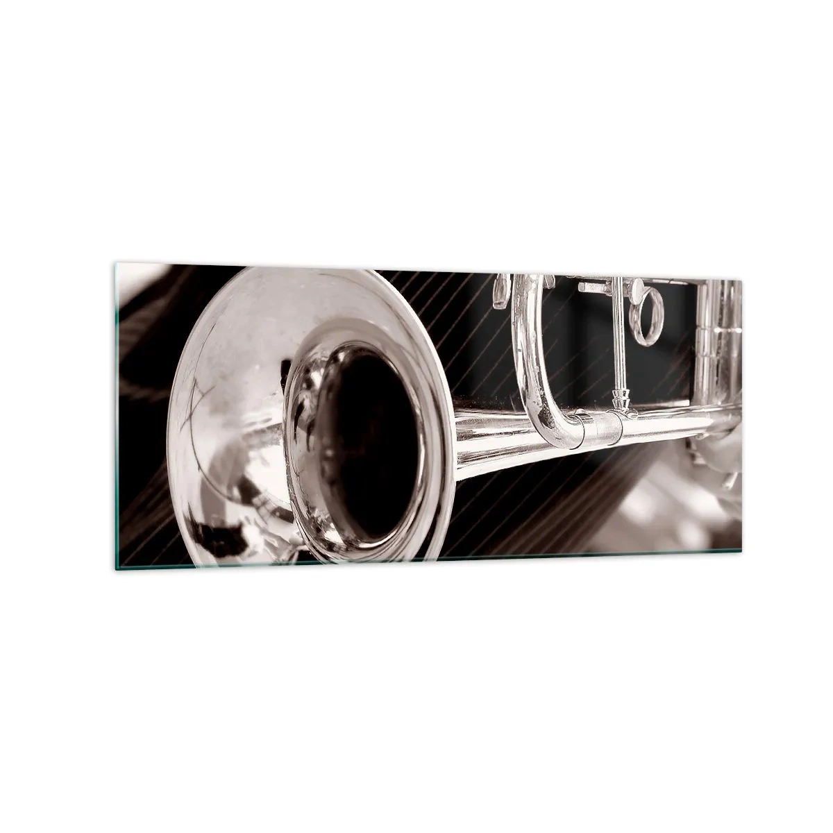 Üveg kép - Zenei utazás az 1930-as évekbe - 120x50 cm