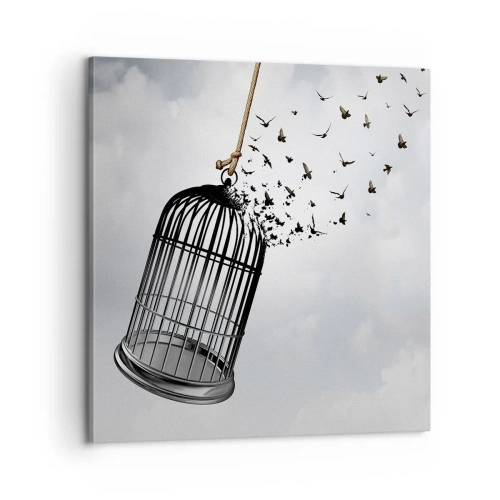 Vászonkép - Hit... Remény... Szabadság! - 60x60 cm