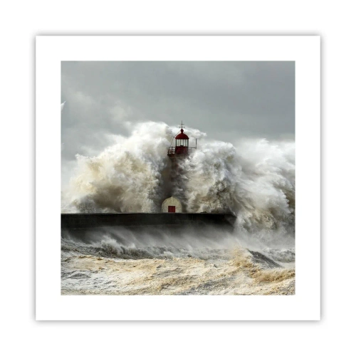 Poszter - Az óceán haragja - 40x40 cm