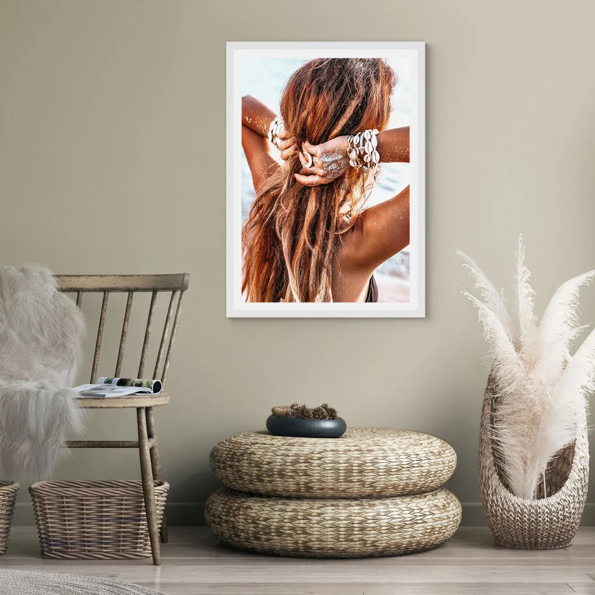 Poszter fekete keretben - A víz és a nap testvére - 40x50 cm