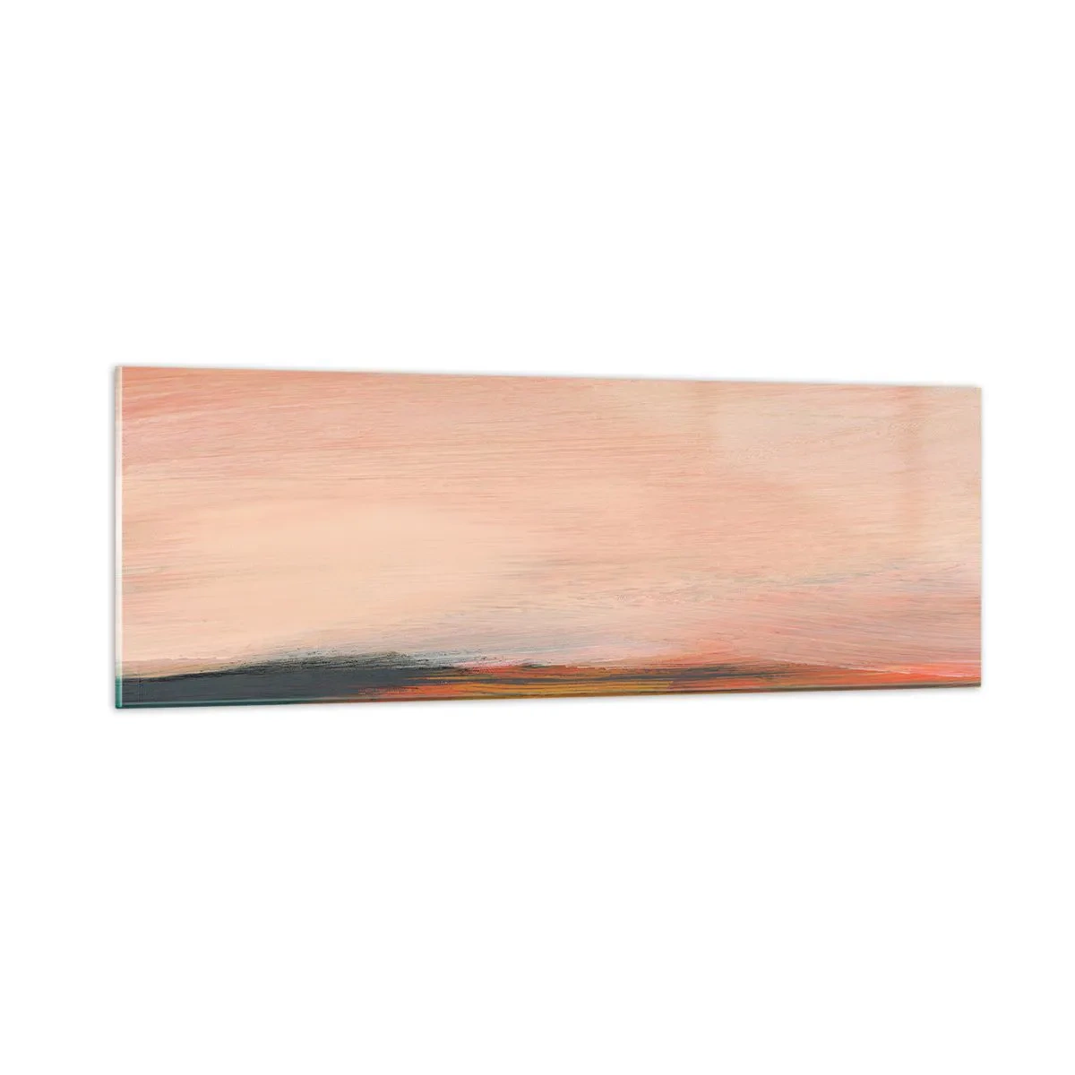 Üveg kép - Rózsaszínben - 90x30 cm