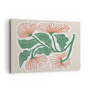 Vászonkép - Népi és modern - 100x70 cm