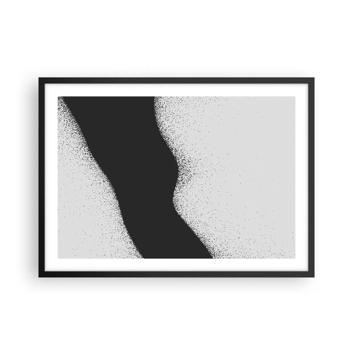 Poszter fehér keretben - Folyékony egyensúly - 70x50 cm