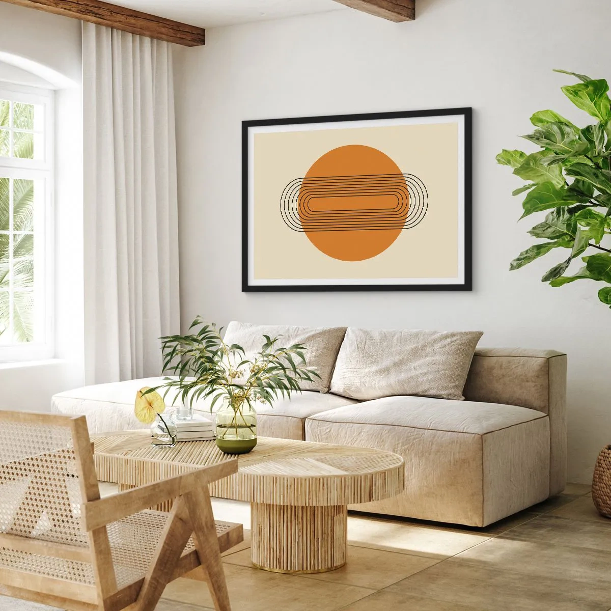 Poszter fehér keretben - Tökéletes terv - 70x50 cm