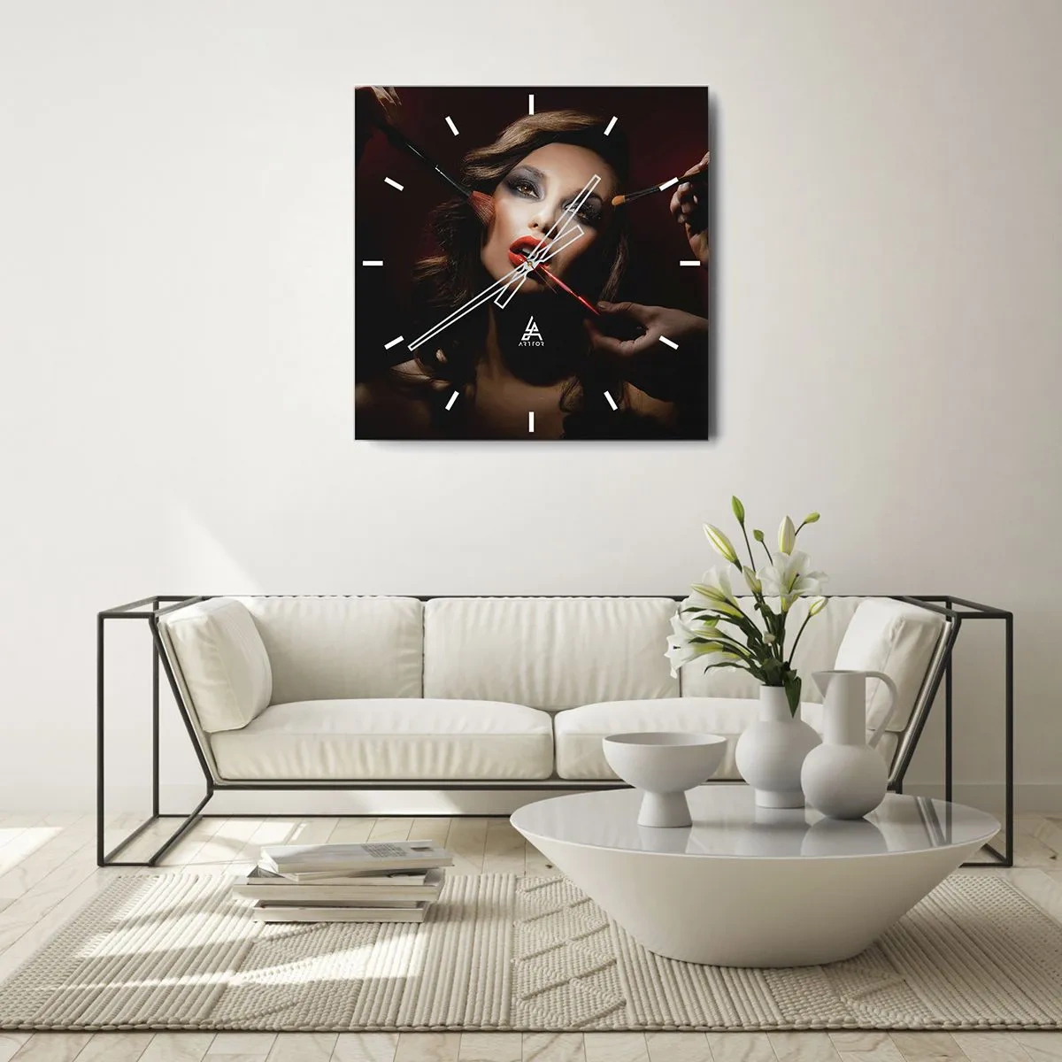 Falióra, Óra - Álmodozó szép - 40x40 cm