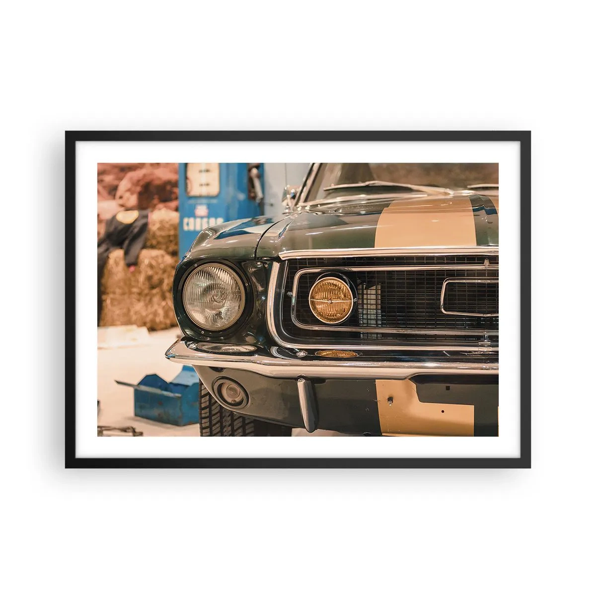 Poszter fehér keretben - Találkozás a legendával - 70x50 cm