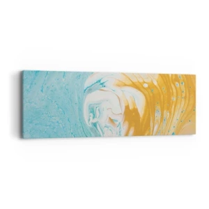 Vászonkép - Pasztell örvény - 90x30 cm