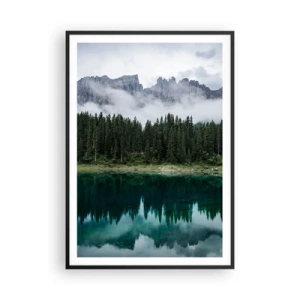 Poszter fehér keretben - Csitt, csit, ne zavard fel az állóvizet... - 70x100 cm