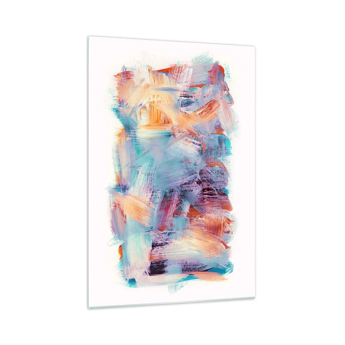 Üveg kép - Színes rendetlenség - 70x100 cm