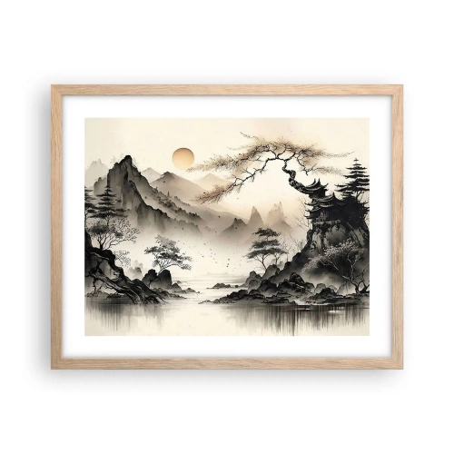 Poszter világos tölgy keretben - A Kelet egyedülálló varázsa - 50x40 cm