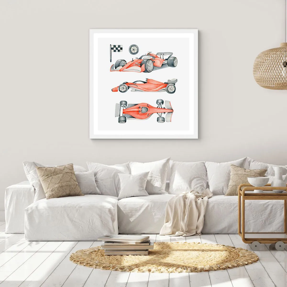 Poszter fekete keretben - Egy álom elérése - 40x40 cm