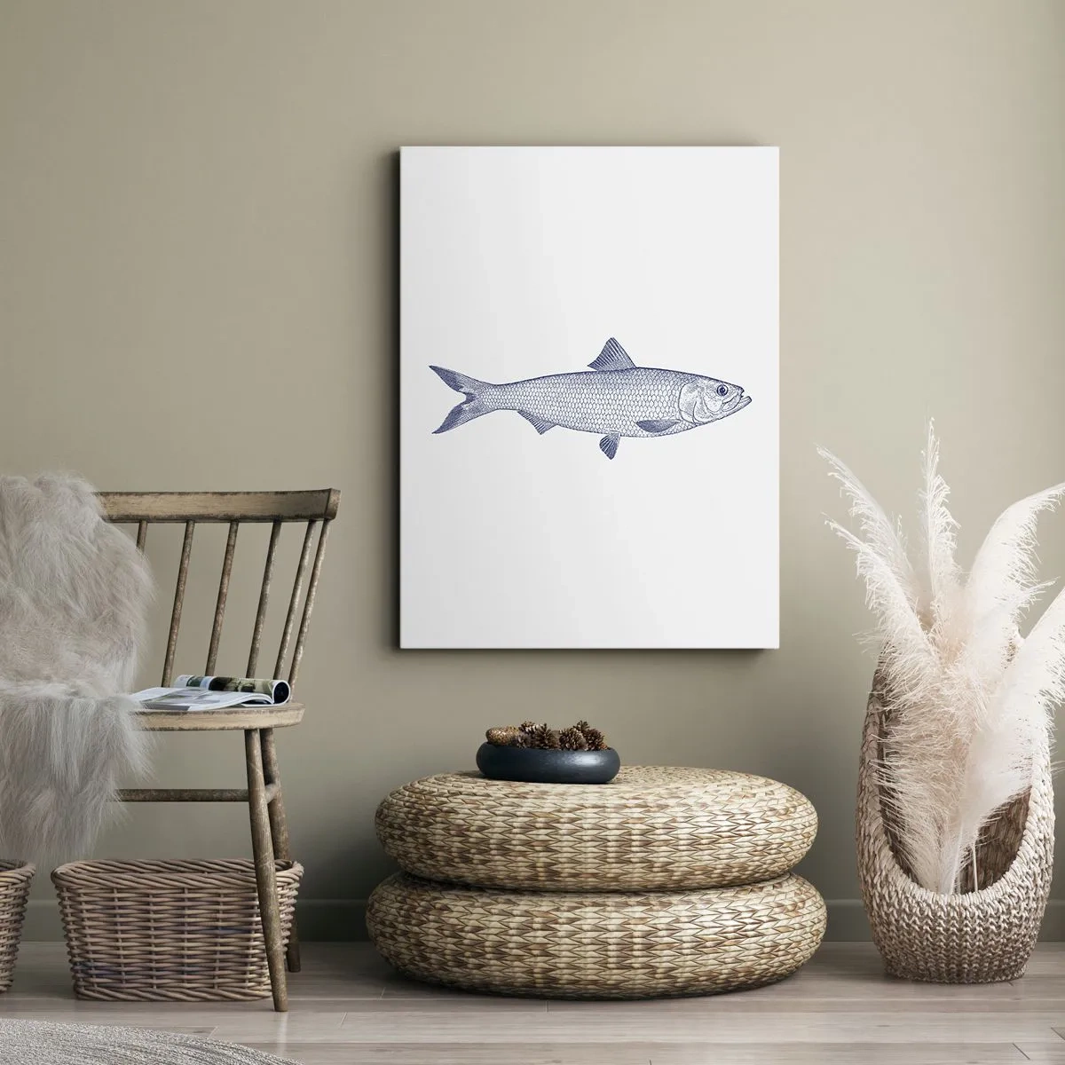 Vászonkép - Üdvözlet az északi tengerektől - 55x100 cm