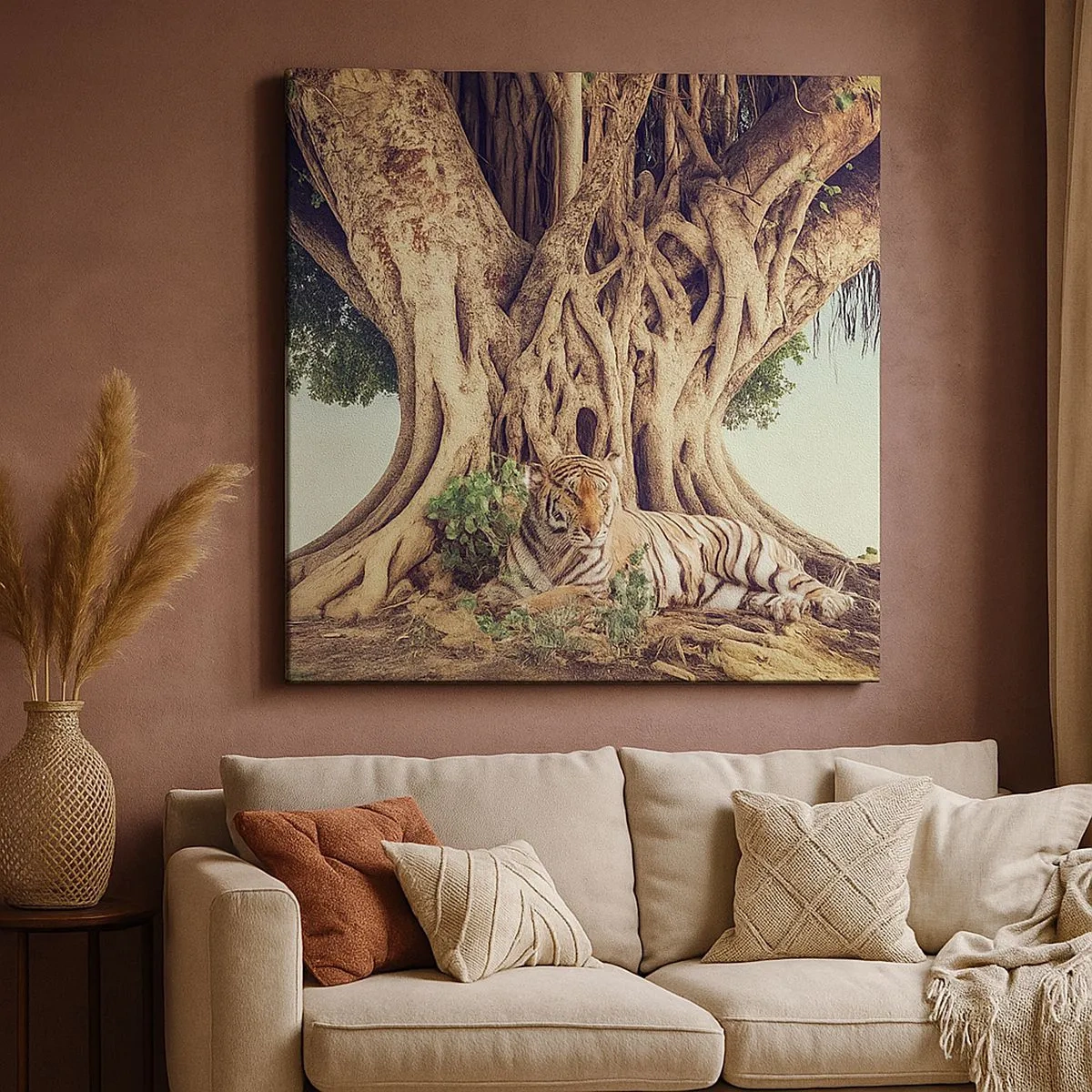 Vászonkép - Kilátás a Genezis könyvéből - 30x30 cm