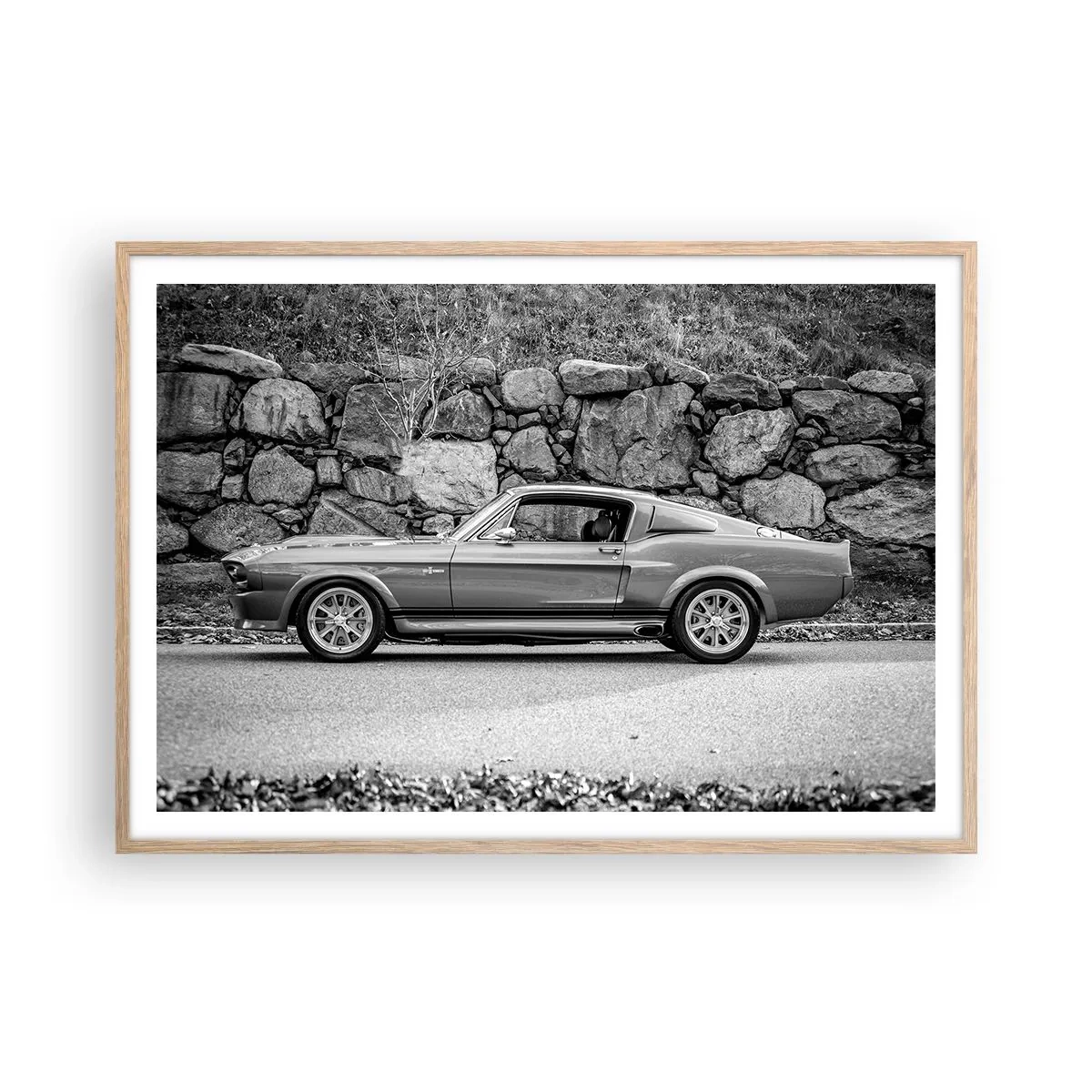 Poszter világos tölgy keretben - A 60-as évek legendája - 100x70 cm