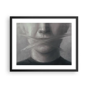Poszter fehér keretben - Szó nélkül - 50x40 cm